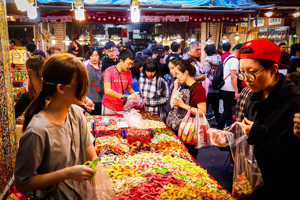 colourful candies for sale